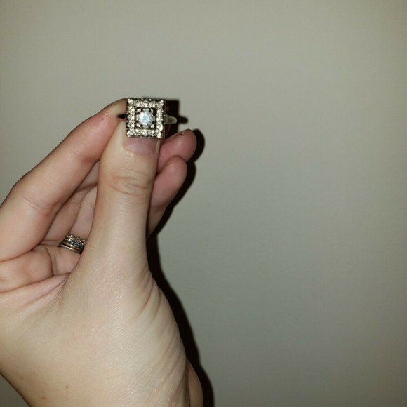 Designer Ring by Jabel Art Deco Platinum .5ct Ring - Picture 7 of 8